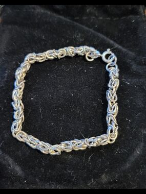 Byzantine Chain Mail Bracelet, 925
